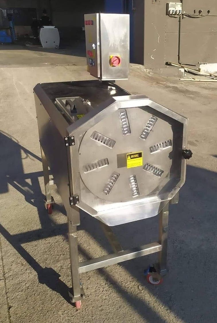 Oktagonal Tuzlama ve Yıkama Tamburu — Döner Kanatlı Peynir İşleme Ünitesi